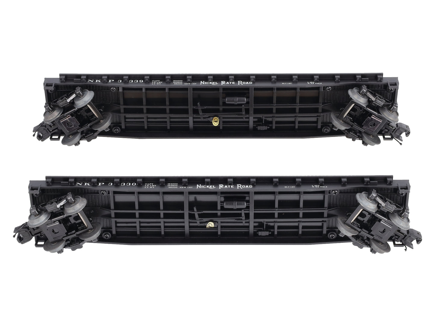 MTH 20-95123 O NKP Flatcar w/Pup Trailers (Pack of 2)