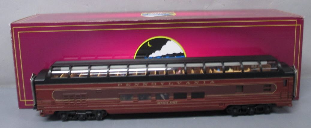 MTH 20-67258 O Pennsylvania 70' ABS Full Length Vista Dome Passenger Car