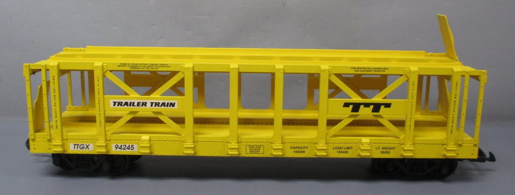 USA Trains R17212 G Trailer Train Two-Tier Auto Carrier Flat Cars