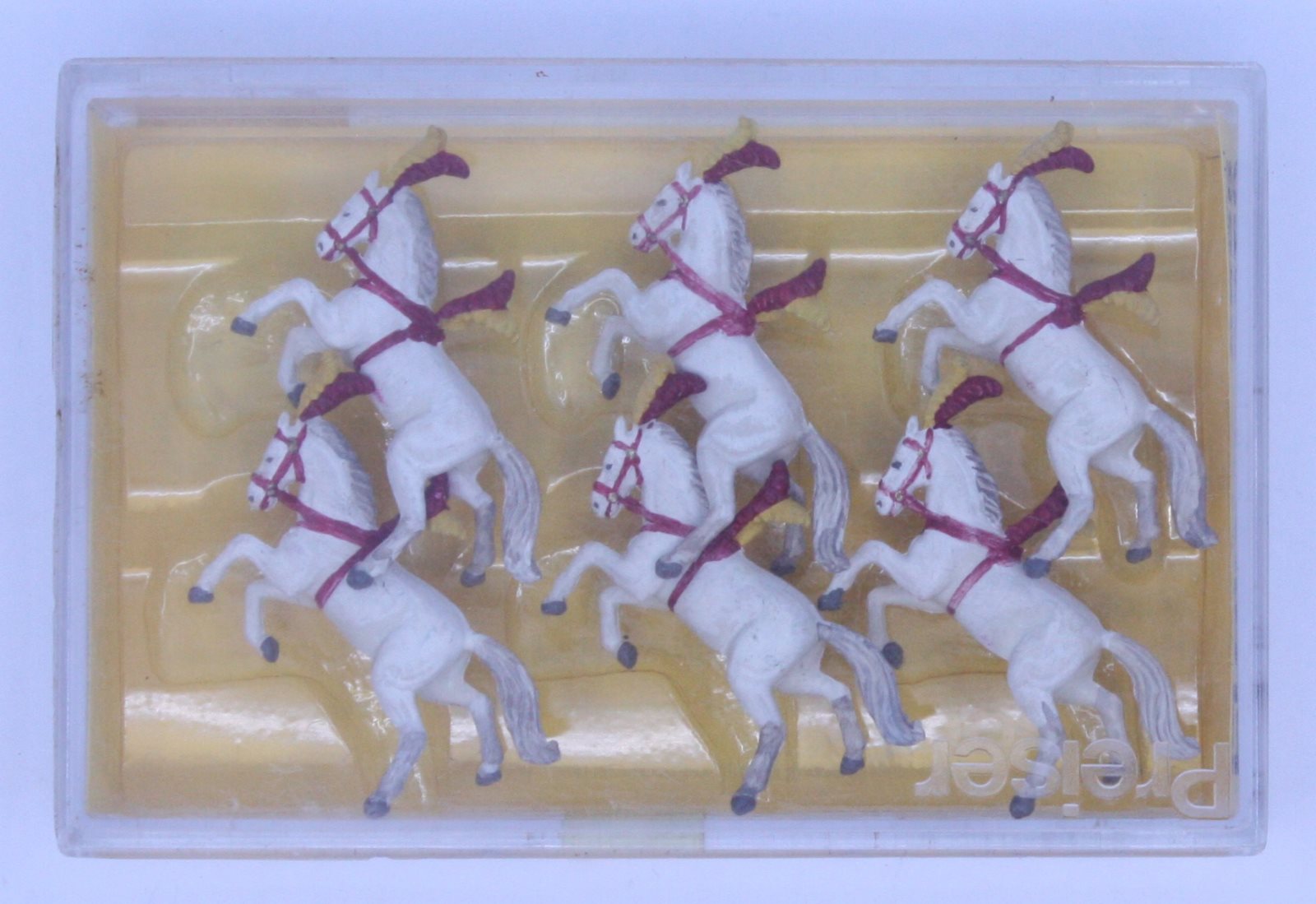 Preiser 0625 HO Animals - Dancing Circus Horses Figures (Set of 6)