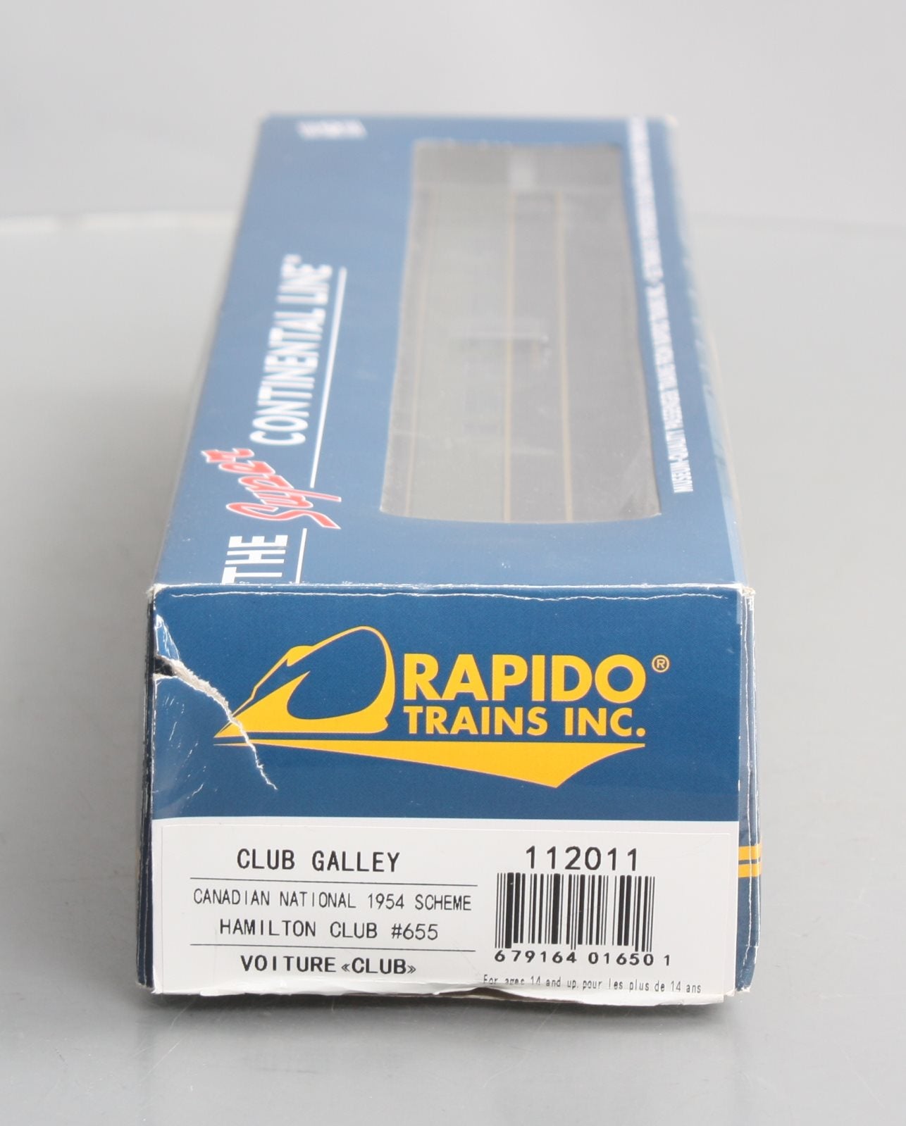 Rapido Trains 112011 HO Canadian National Hamilton Club Passenger Car #655