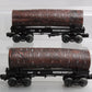 Lionel 6-27829 O Gauge Western Maryland Skeleton Log Cars #19497/19498