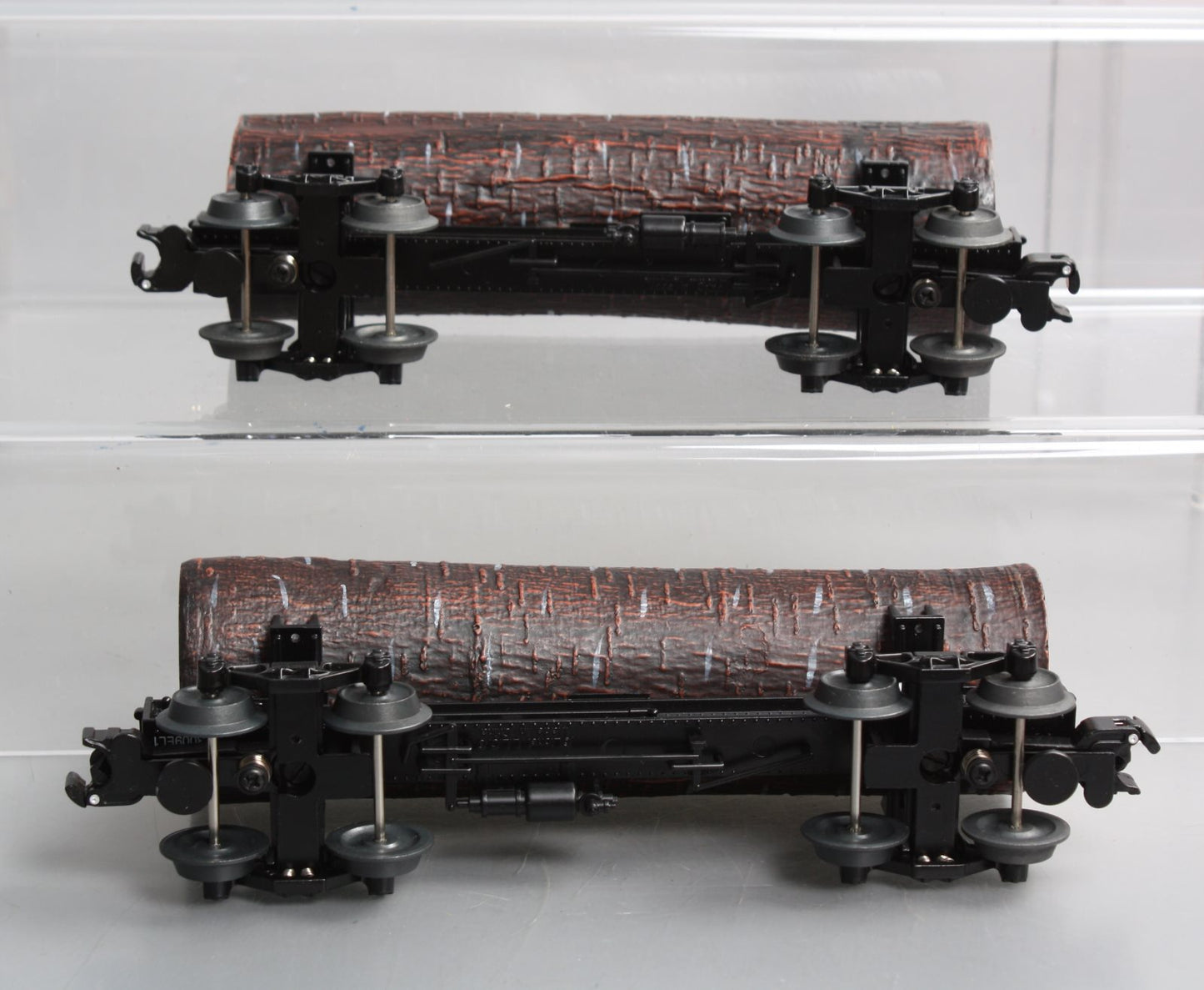Lionel 6-27829 O Gauge Western Maryland Skeleton Log Cars #19497/19498