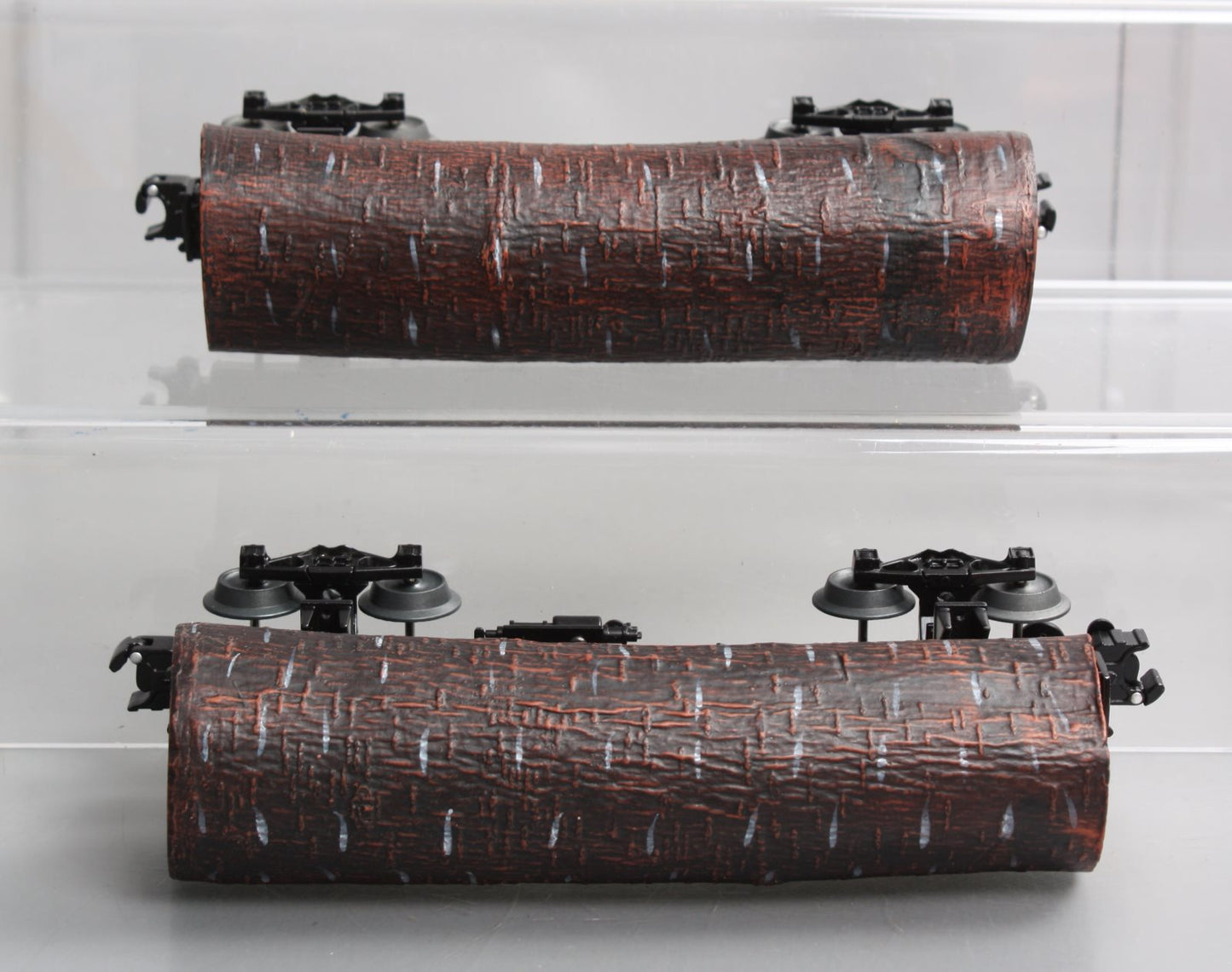 Lionel 6-27829 O Gauge Western Maryland Skeleton Log Cars #19497/19498