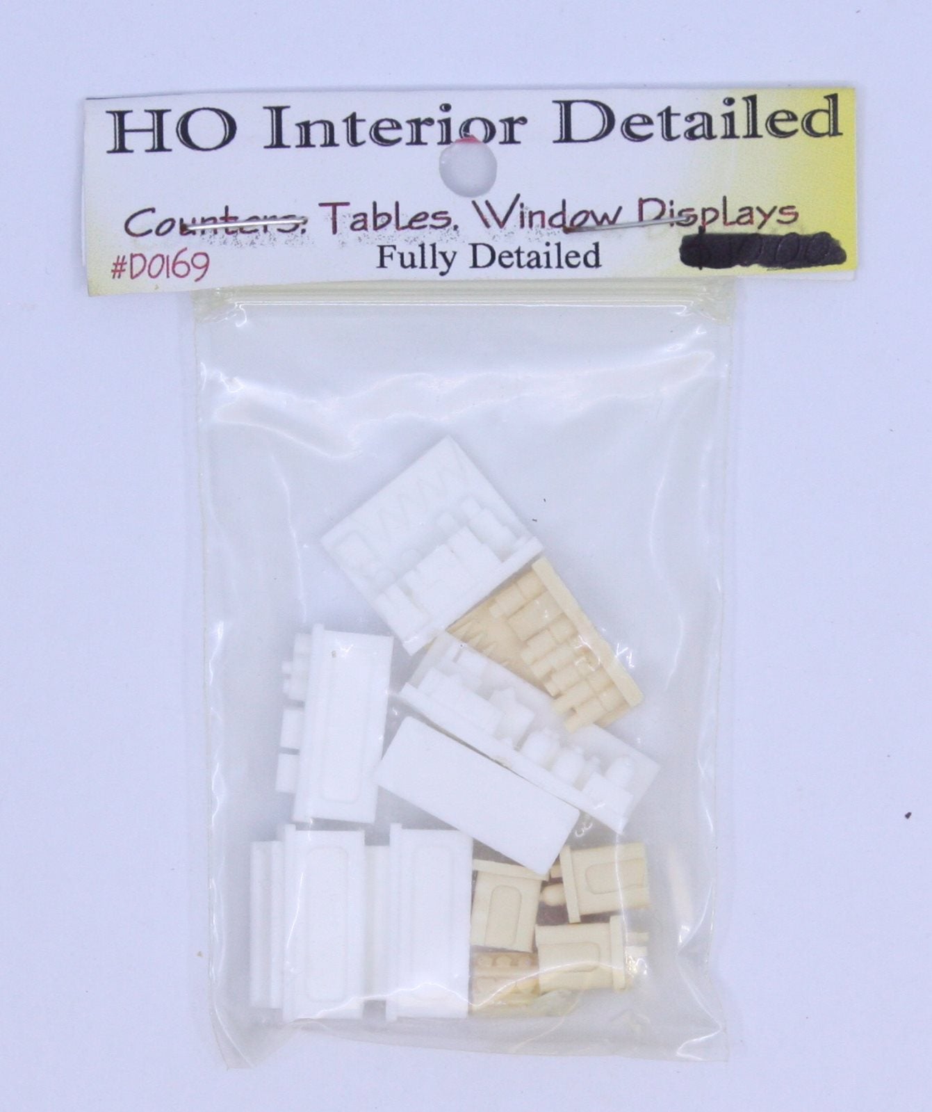 Model Tech Studios D0169 HO Scale Counters, Tables, Window Display
