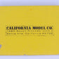 Califorina Model Co. 412 HO Scale Car Interior Set Standard Coach