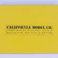 California Model Co. 402 HO Scale Car Interior Dinner Set