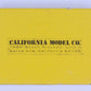 Califorina Model Co. 564 HO Scale Lumber Office Only