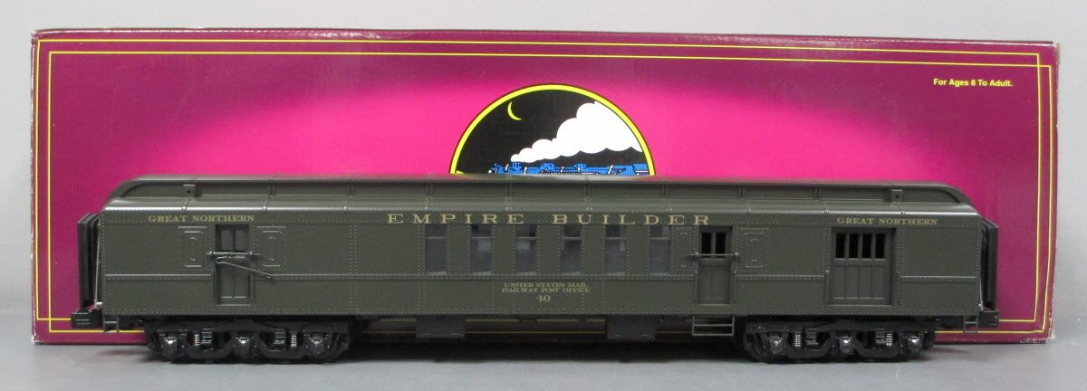 MTh 20-4270 O Gauge Great Northern 70‘ Madison RPO Passenger Car #40