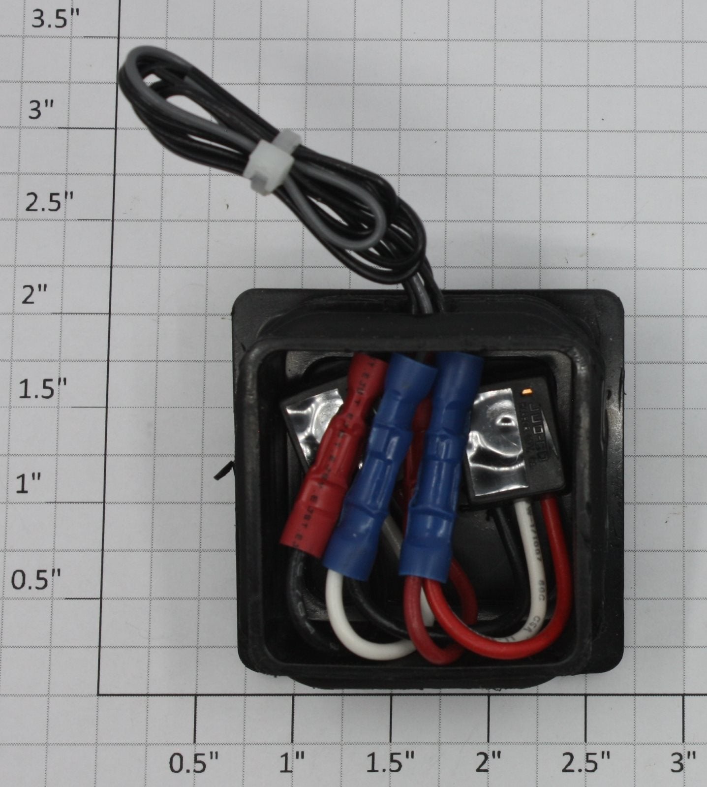 Acme 1215 O Gauge Flush Mount 2-Button Wired Panel Switch