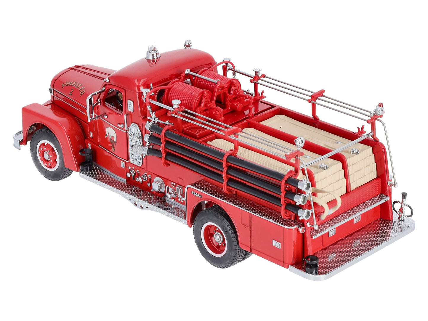 Road Signature 20168 1:24 1958 Seagrave Model 750 Die-Cast Fire Engine EX/Box
