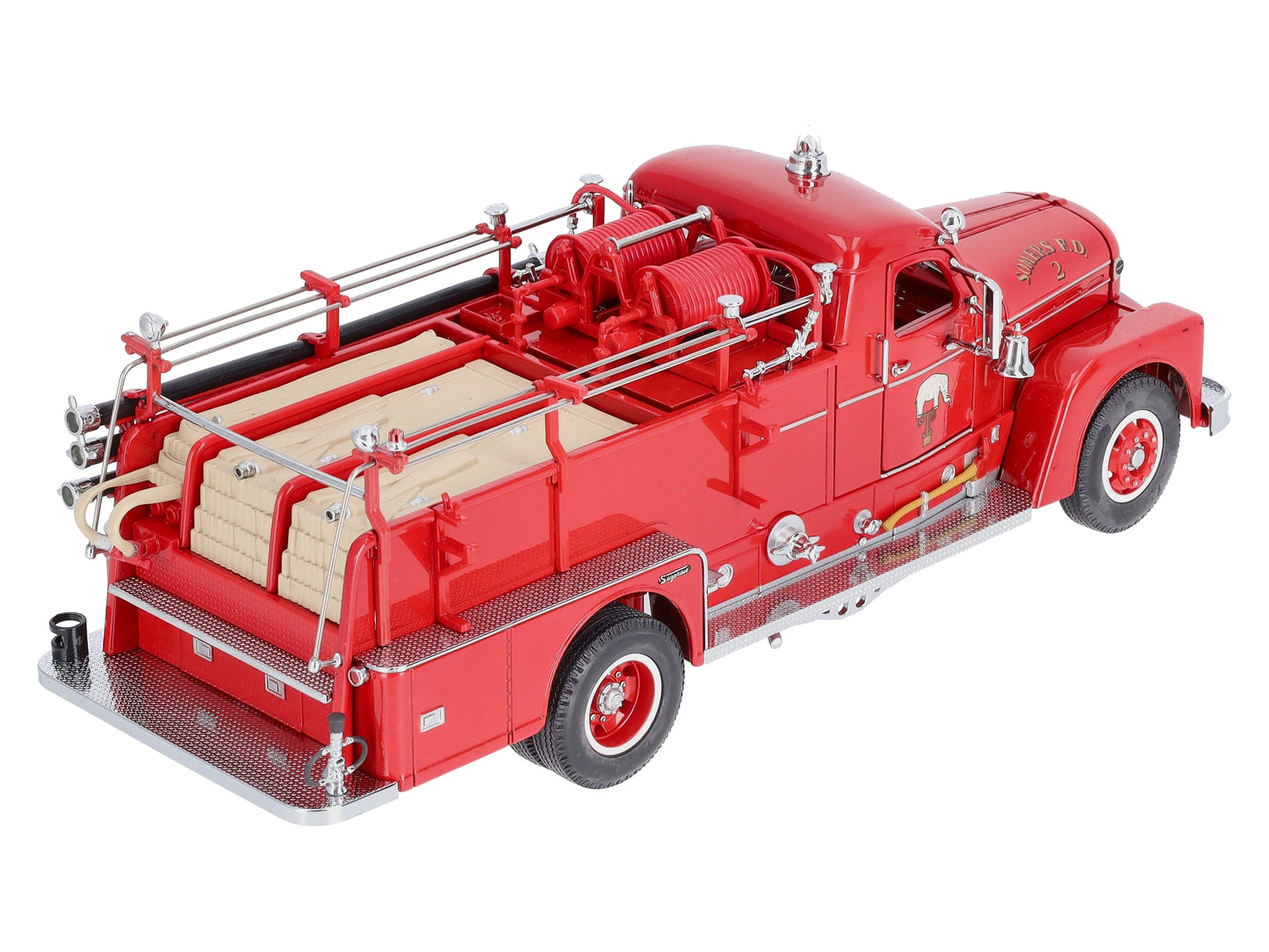 Road Signature 20168 1:24 1958 Seagrave Model 750 Die-Cast Fire Engine EX/Box