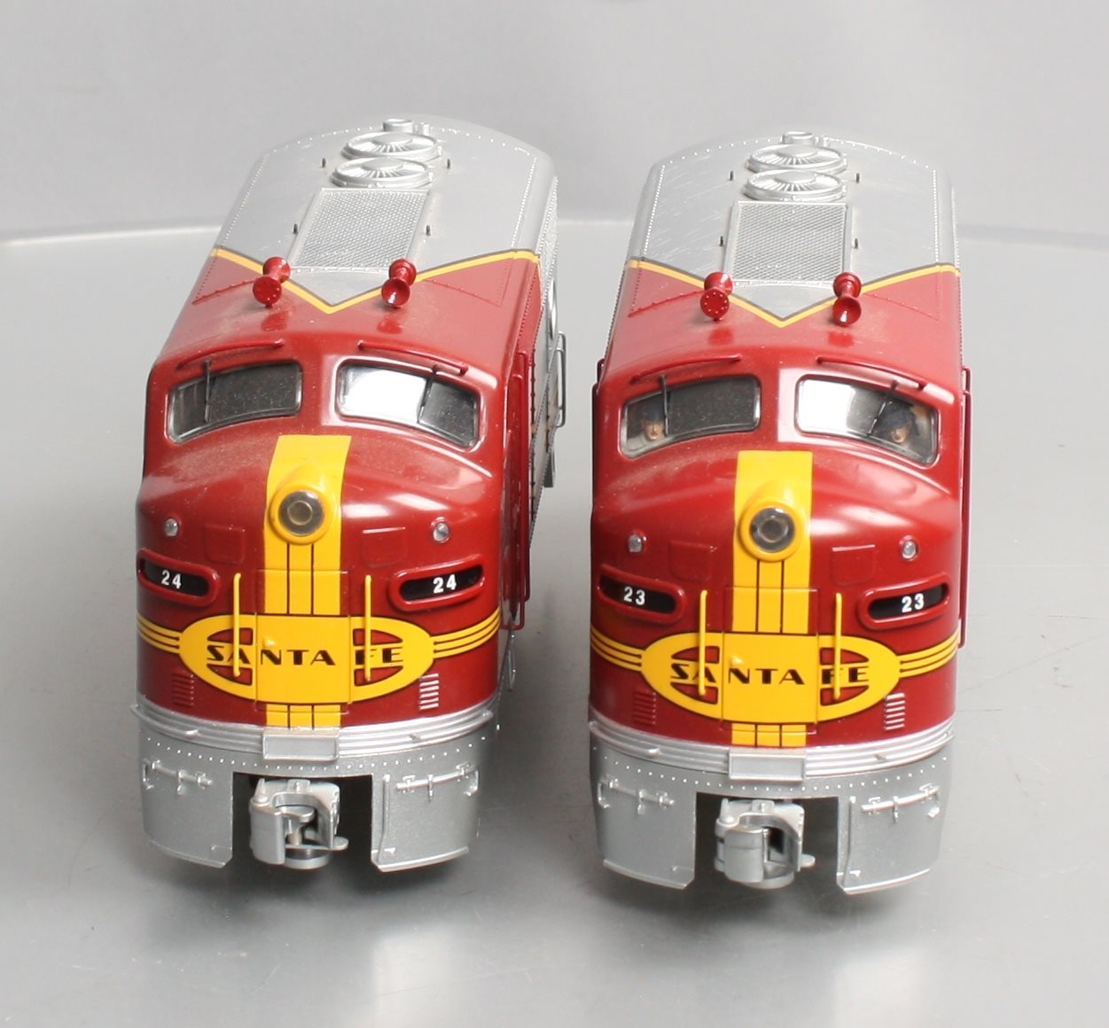 RMT 92614 O Santa Fe F3 AA BEEF Diesel Locomotive Set #23/24