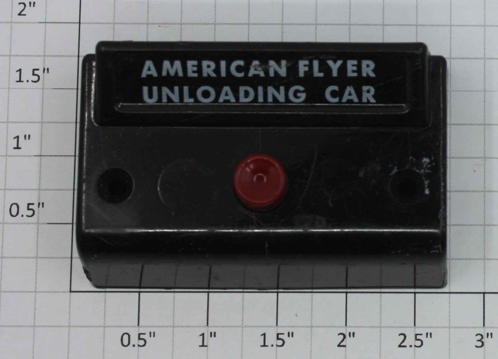 American Flyer XA10961J S Scale Unloading Car Control Button with Claw Terminals