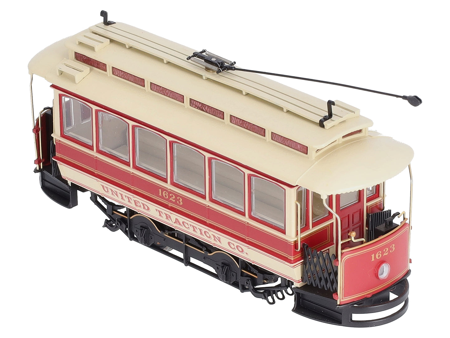 Bachmann 25128 On30 United Traction Co. Powered Closed Streetcar