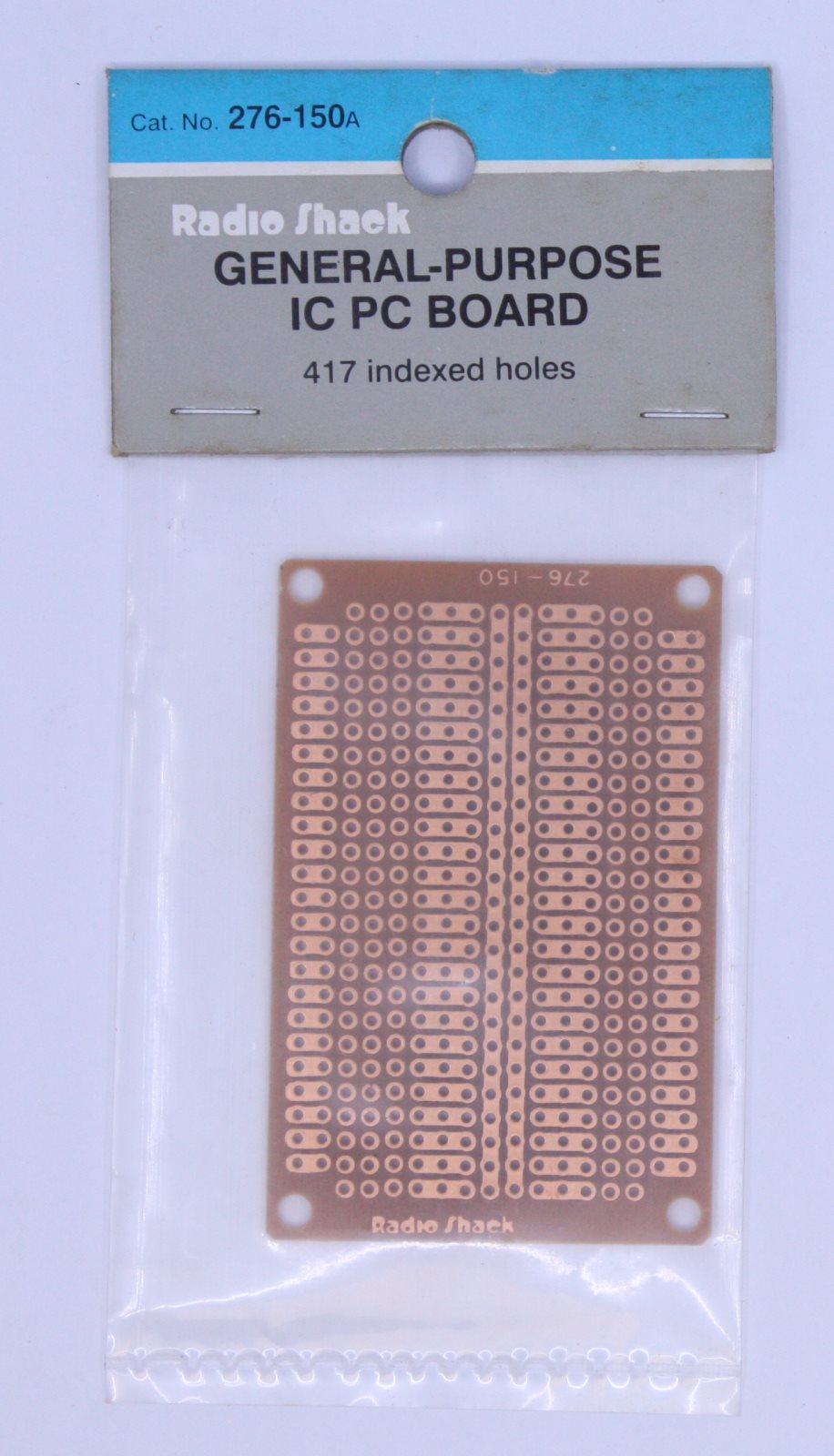Radio Shack 276-150A 417 Indexed Holes General Purpose IC PC Board