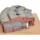 Vollmer 5754 Three-Stall Roundhouse Plastic Kit- Assembled