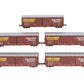 Athearn 92313  HO Scale Southern Pacific 50' FMC DD Box Car (Pack of 5)