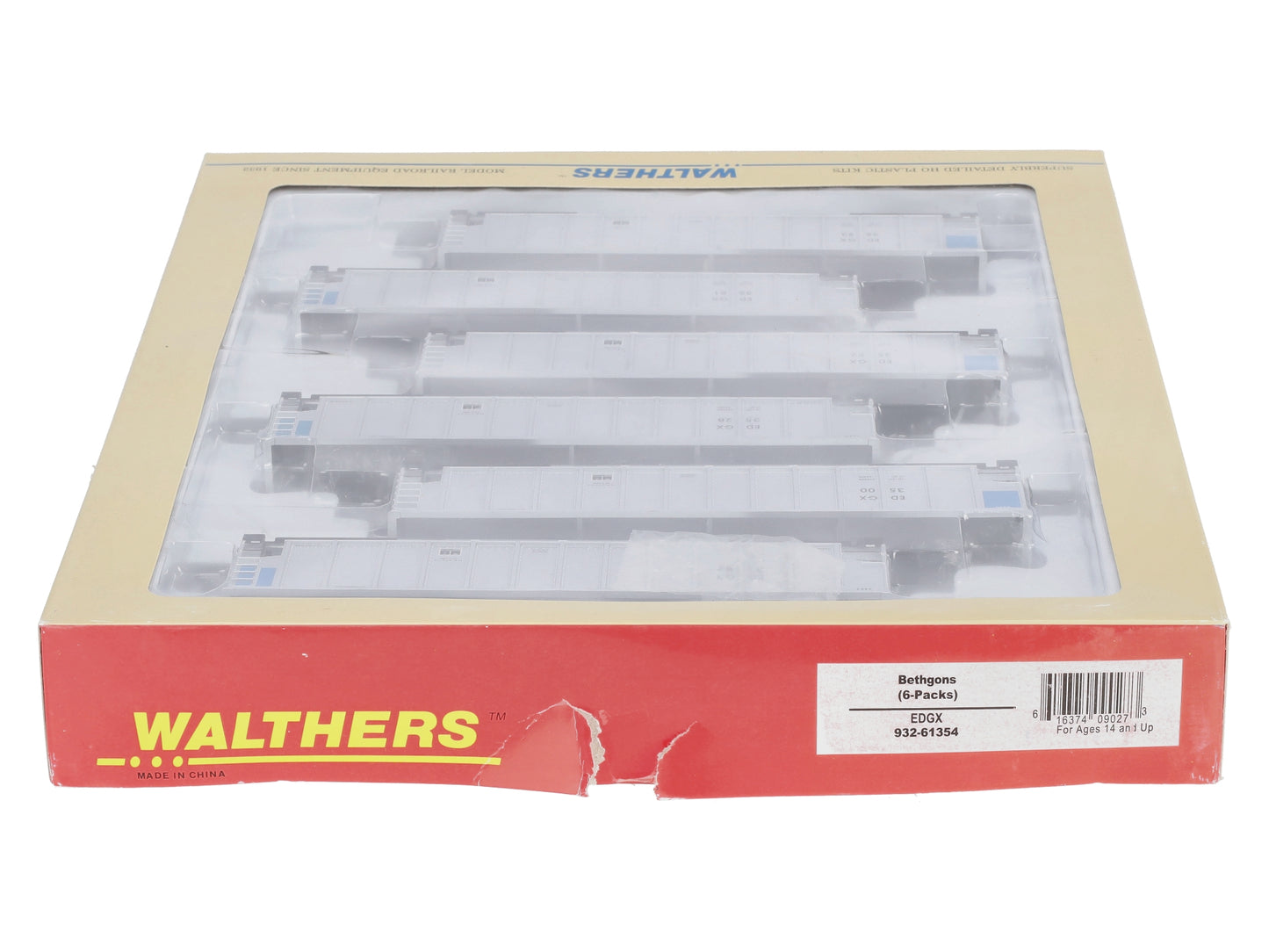 Walthers 932-61354 Bethgon EDGX 6-Pack