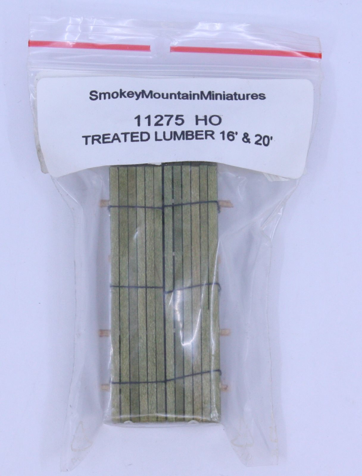 Smokey Mountain Miniatures 11275 HO Scale Treated Lumber 16' x 20'