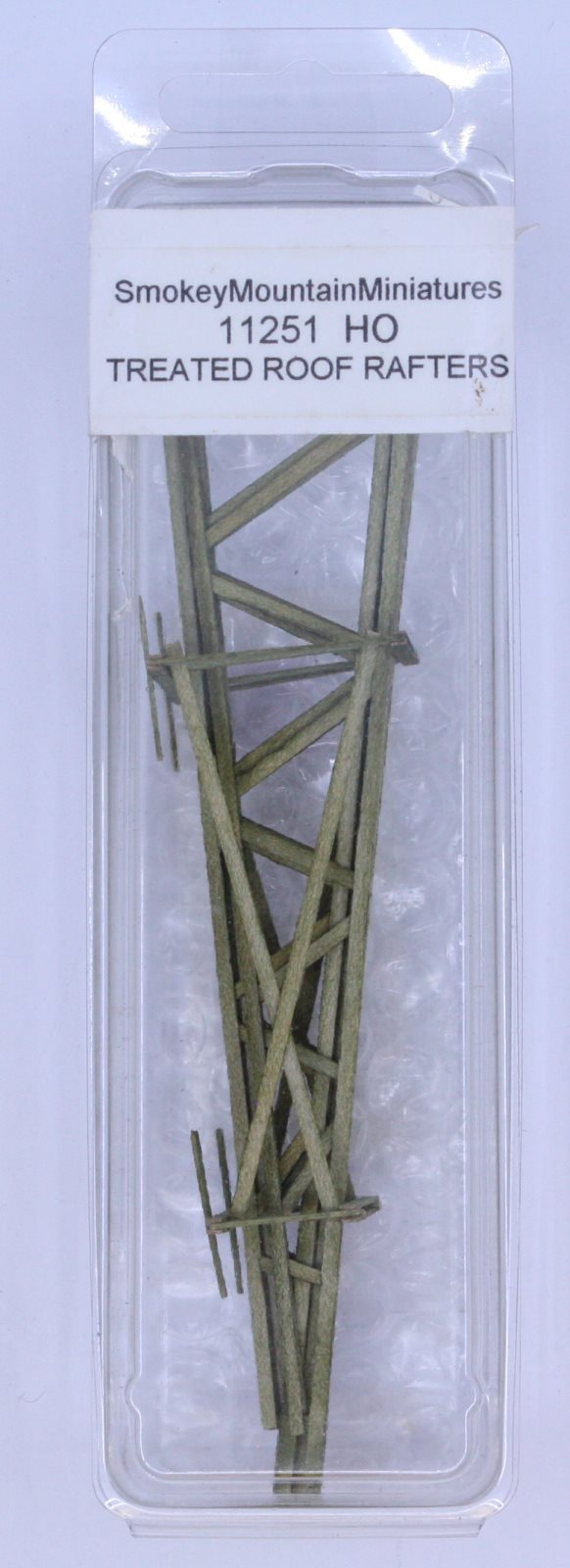 Smokey Mountain Miniatures 11251 HO Scale Treated Roof Rafters