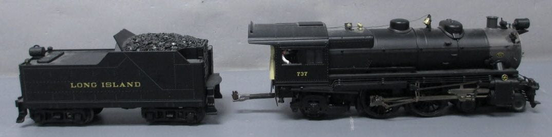 MTH 20-3626-1 Long Island 4-4-2 Atlantic Steam Engine w/PS3 (Hi-Rail Whls) #737