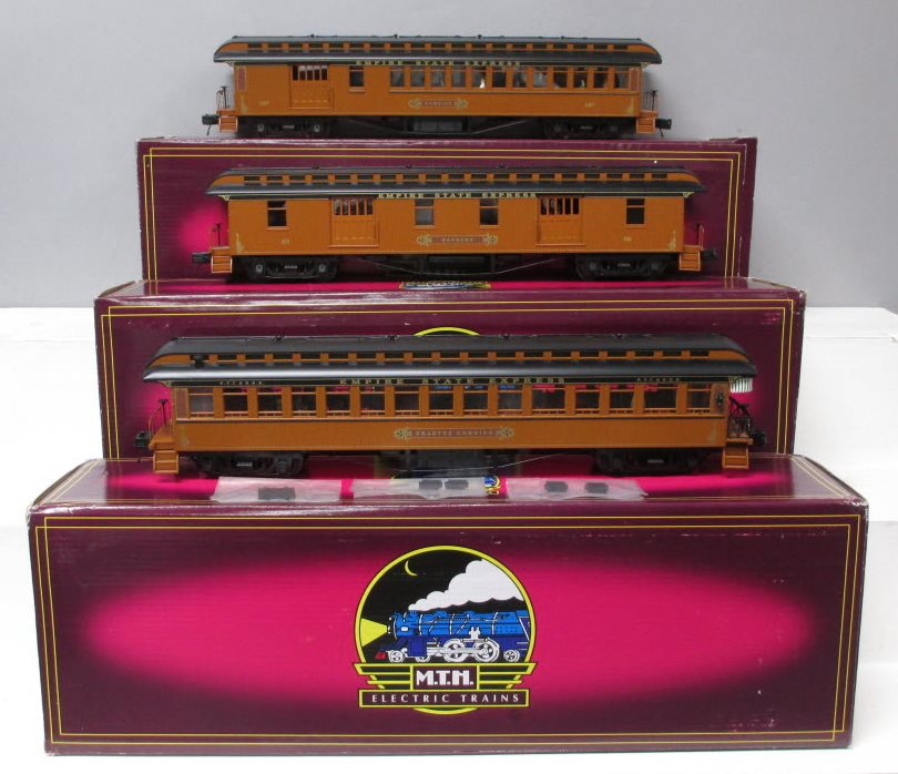 MTH 20-62030 O Gauge New York Central 64' Woodsided Passenger Add-On Set