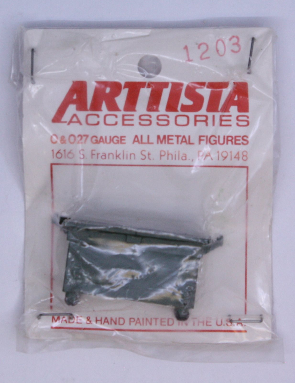 Arttista 1203 O Pewter Dumpster
