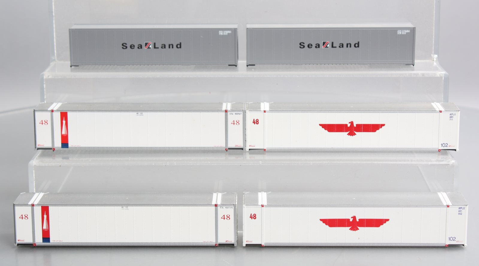 Walthers & Athearn HO Scale Assorted Containers [6] EX