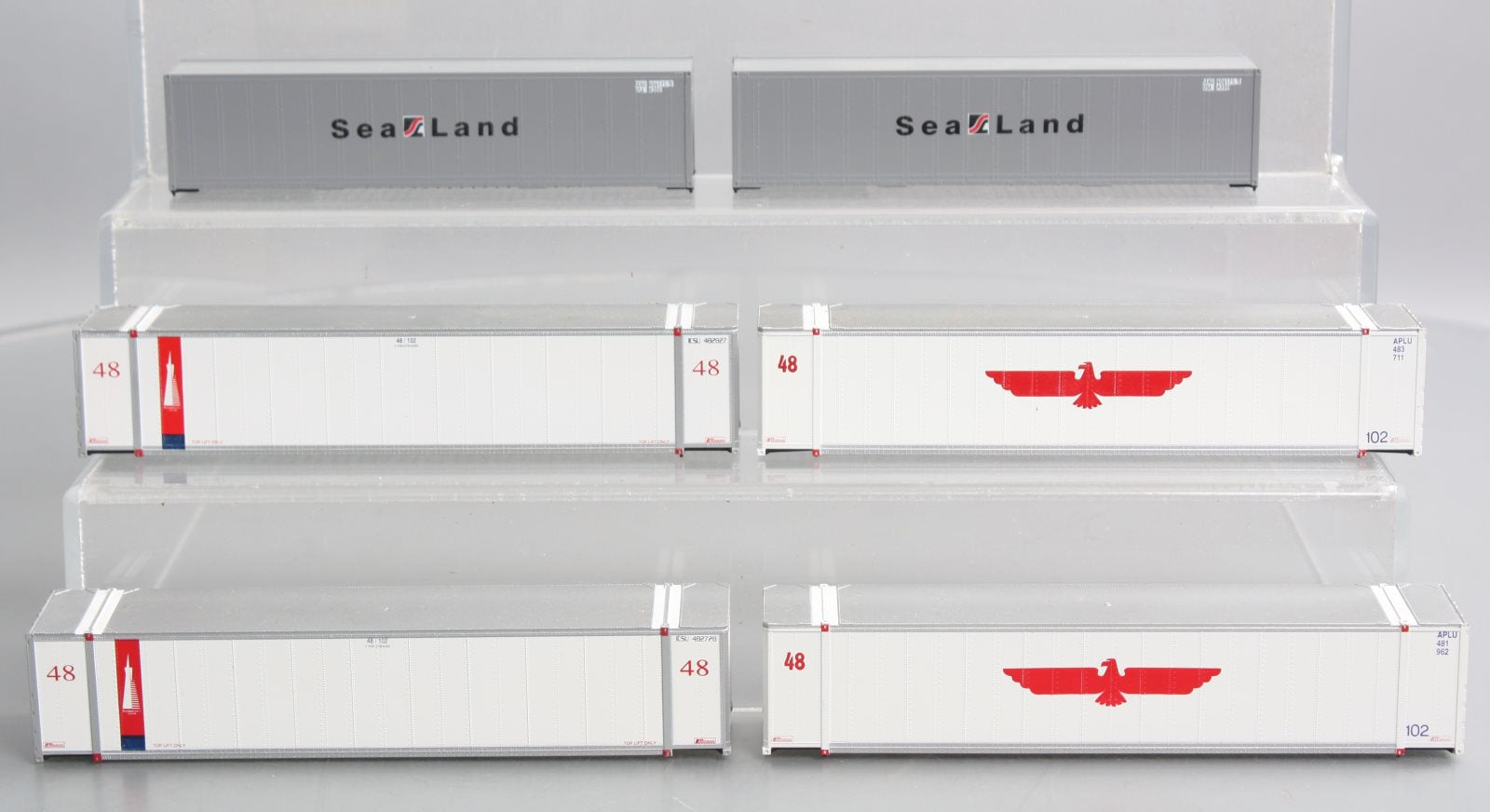 Walthers & Athearn HO Scale Assorted Containers [6] EX