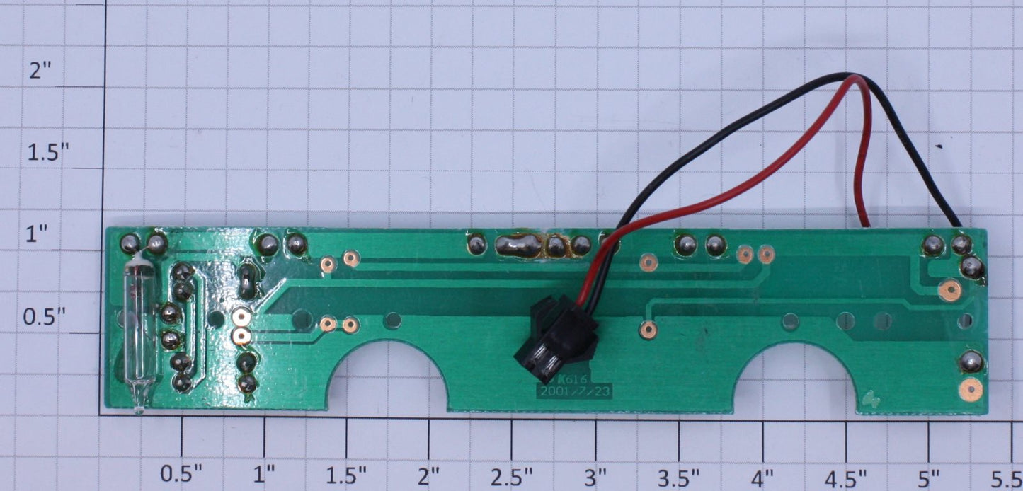 K-Line K616-E001 Off Center Caboose 7-Light Lighting PCB Circuit Board