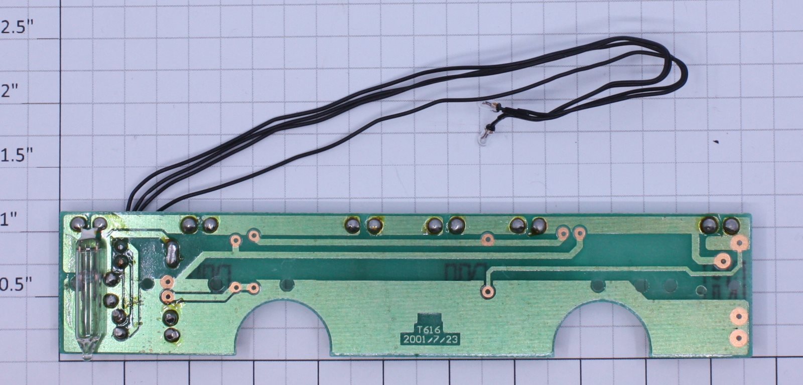 K-Line K616-E001 Off Center Caboose 7-Light Lighting PCB Circuit Board
