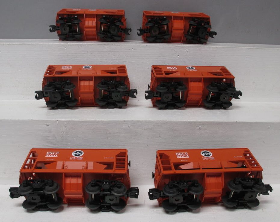 MTH 30-7039 O Bessemer & Lake Erie RailKing Ore Car Set (Set of 6)