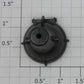K-Line K107 O Gauge Black Plastic Spotlight Housing