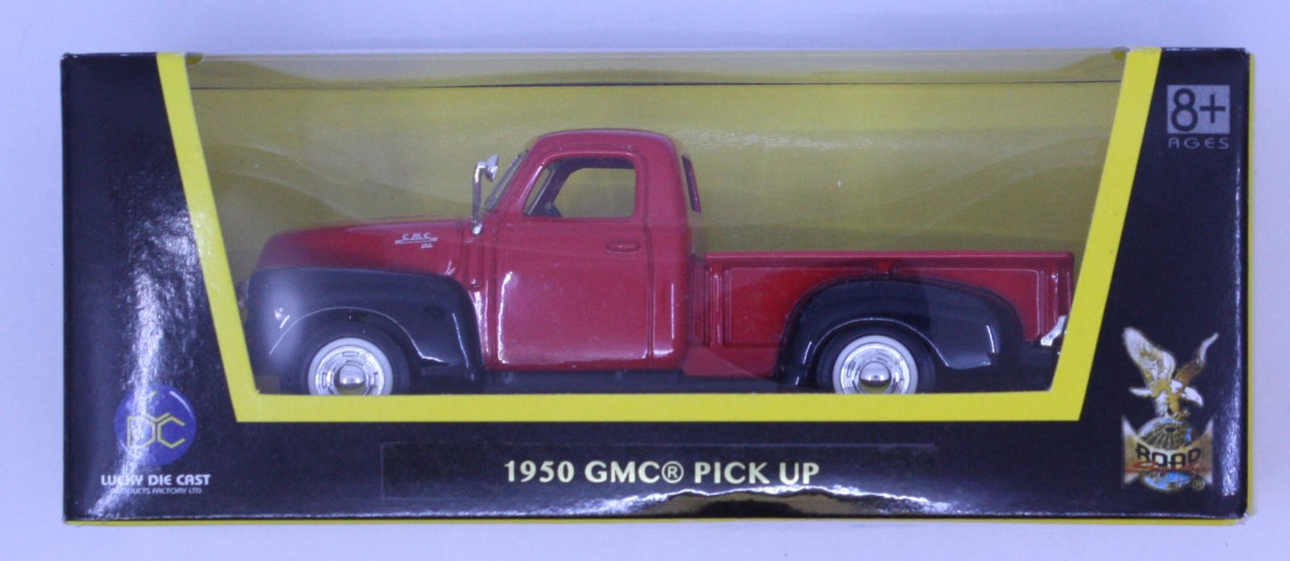 Road Signature 94255 1:43 Diecast Red and Black 1950 GMC Pickup