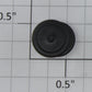 Acme PL-43 Black Plastic Automobile Wheel
