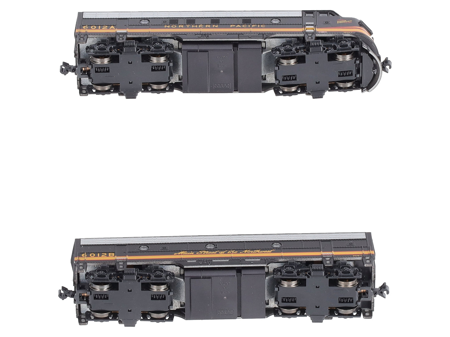 Kato 106-0422 N Northern Pacific EMD F7 Freight 2-Loco Set #6012A + 6012B