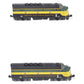 Kato 106-0204 N Scale Chicago & North Western F2 AA Diesel Set #4051 & 4052
