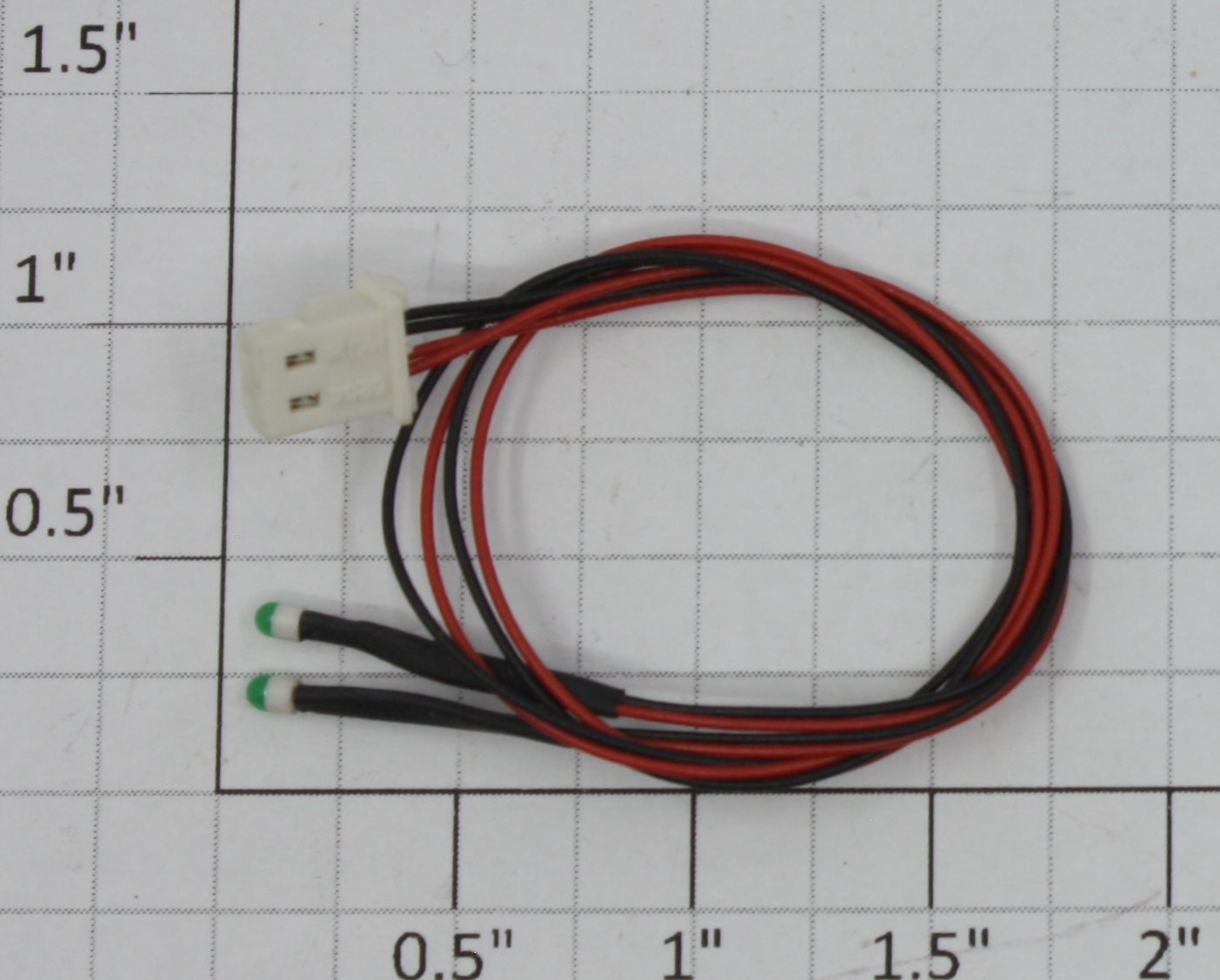 K-Line K3600-X028 Green Boiler Marker LEDs with Leads and Connector