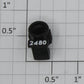 K-Line K3600-X014 #2480 Black Headlight and Number Board Housing w/o Lens
