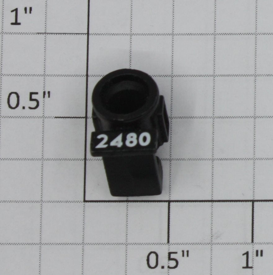 K-Line K3600-X014 #2480 Black Headlight and Number Board Housing w/o Lens