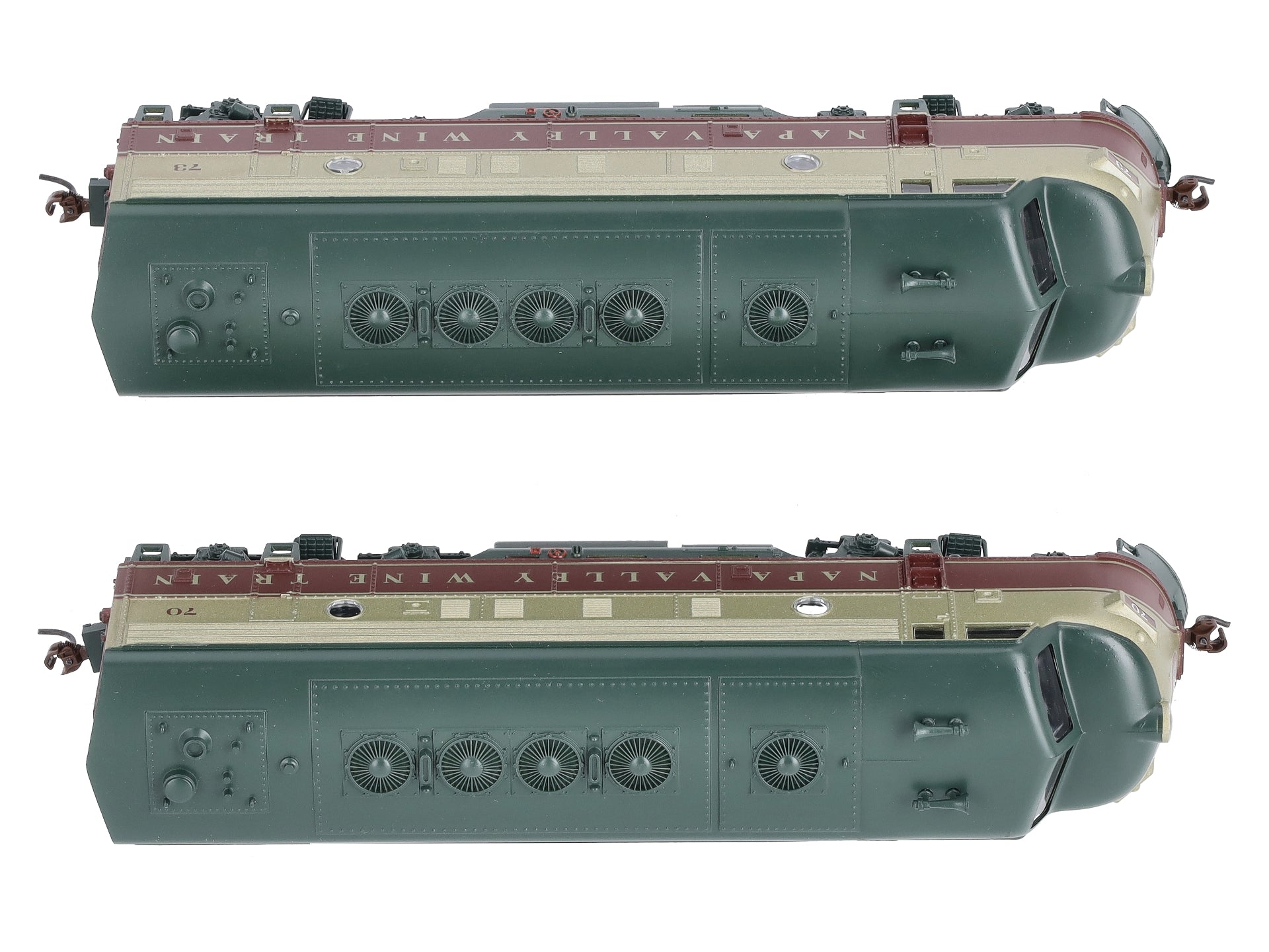 Athearn 85101 HO Napa Valley Railroad F7 A/A Diesel Locomotive #70, #73