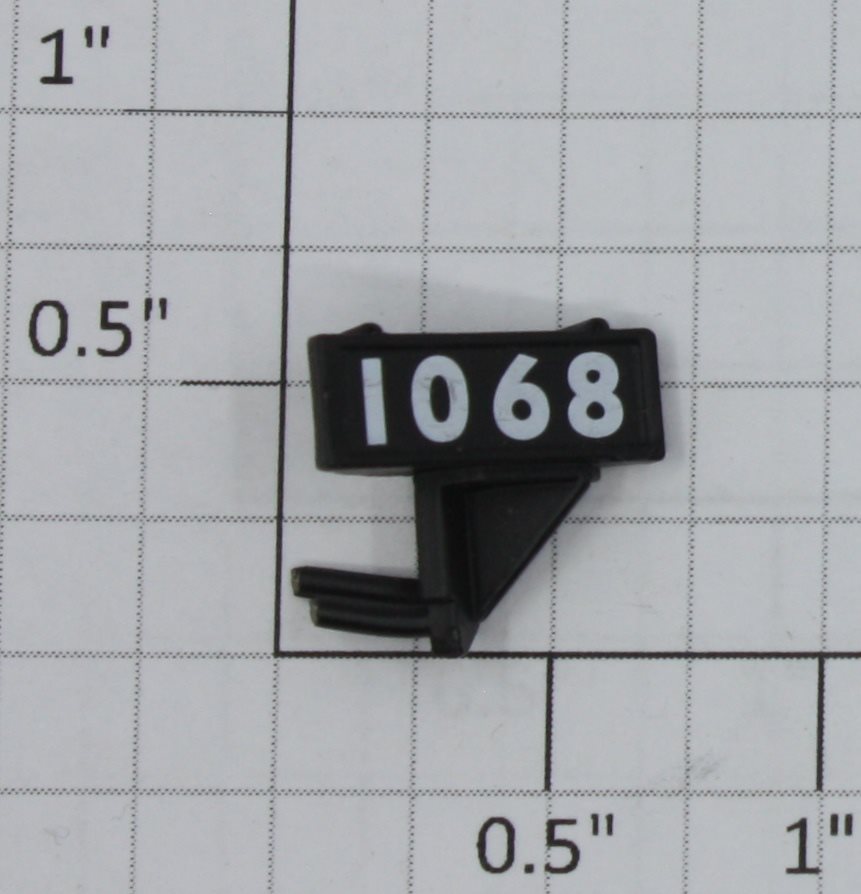 K-Line K3600-X013B #1068 Left Hand Number Board