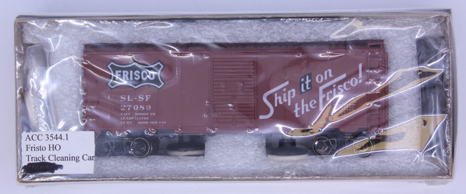 Accurail 3544 HO Frisco Diecast 40' Steel AAR Boxcar #27089