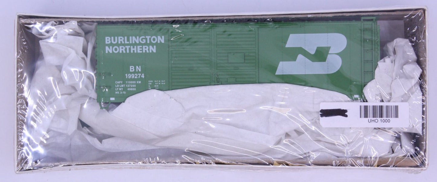 Accurail 3613 HO Burlington Northern 40' Double Door Steel Boxcar #199274 Kit
