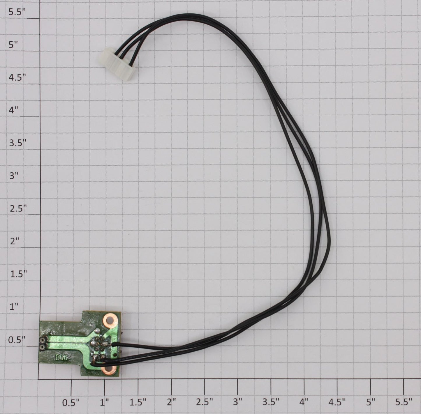 K-Line K3600-X035 Bi-Pin Bulb Socket Board with Leads and 5-Pin Connector