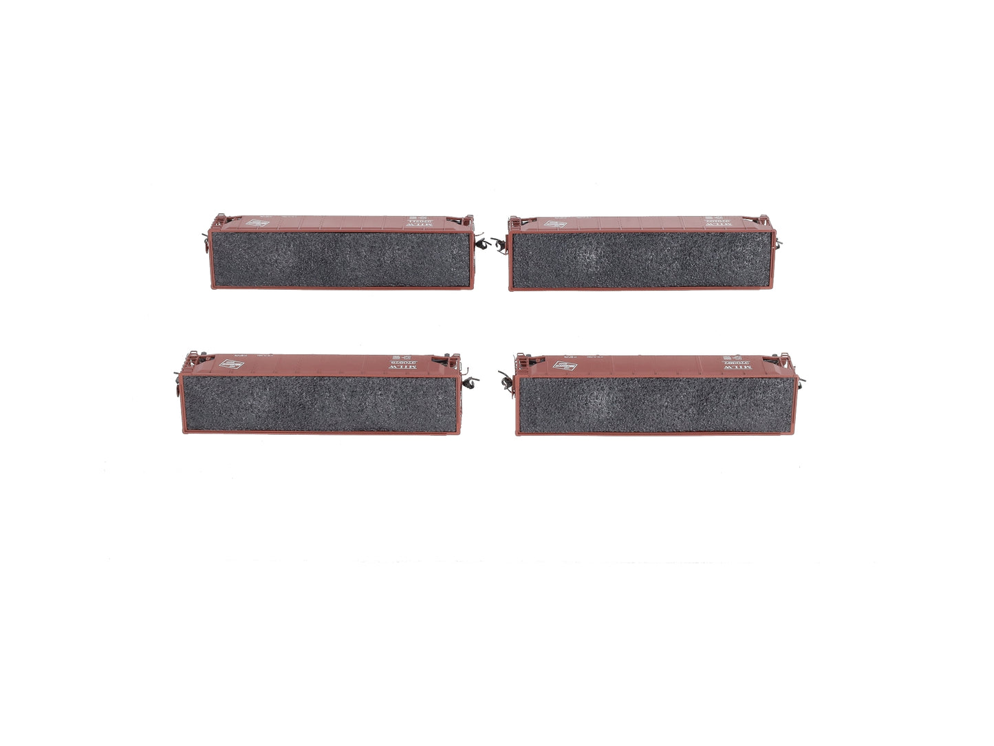 Broadway Limited 2772 HO MILW ARA 70-Ton 4-Bay Hopper w/Load Set B (Pack of 4)