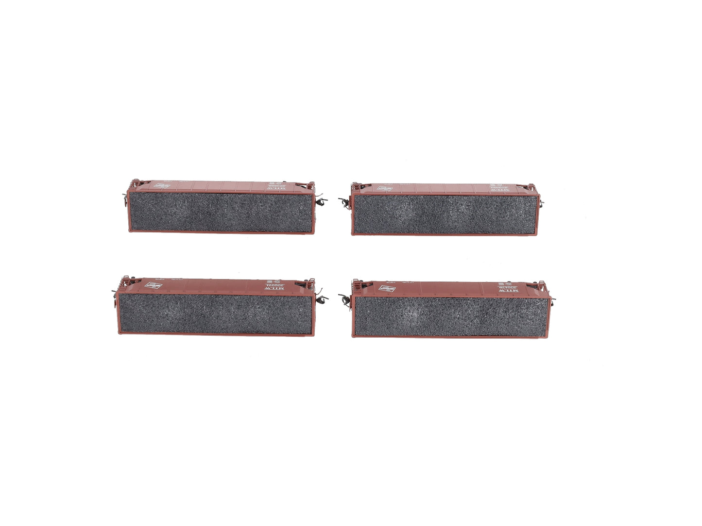 Broadway Limited 2773 HO MILW ARA 70-Ton 4-Bay Hopper w/Load Set C (Pack of 4)