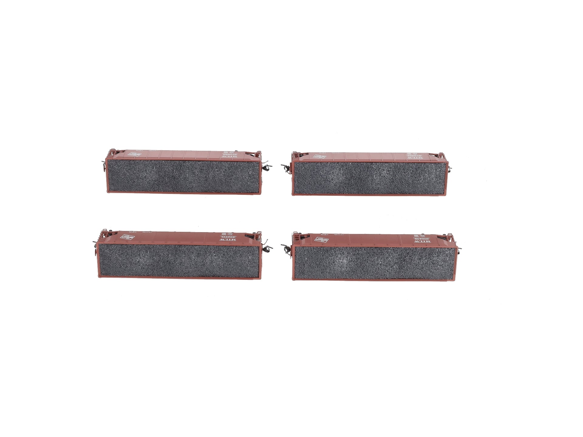 Broadway Limited 2773 HO MILW ARA 70-Ton 4-Bay Hopper w/Load Set C (Pack of 4)