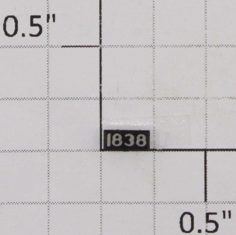 K-Line K3600-X009B #1838 Number Board Lens